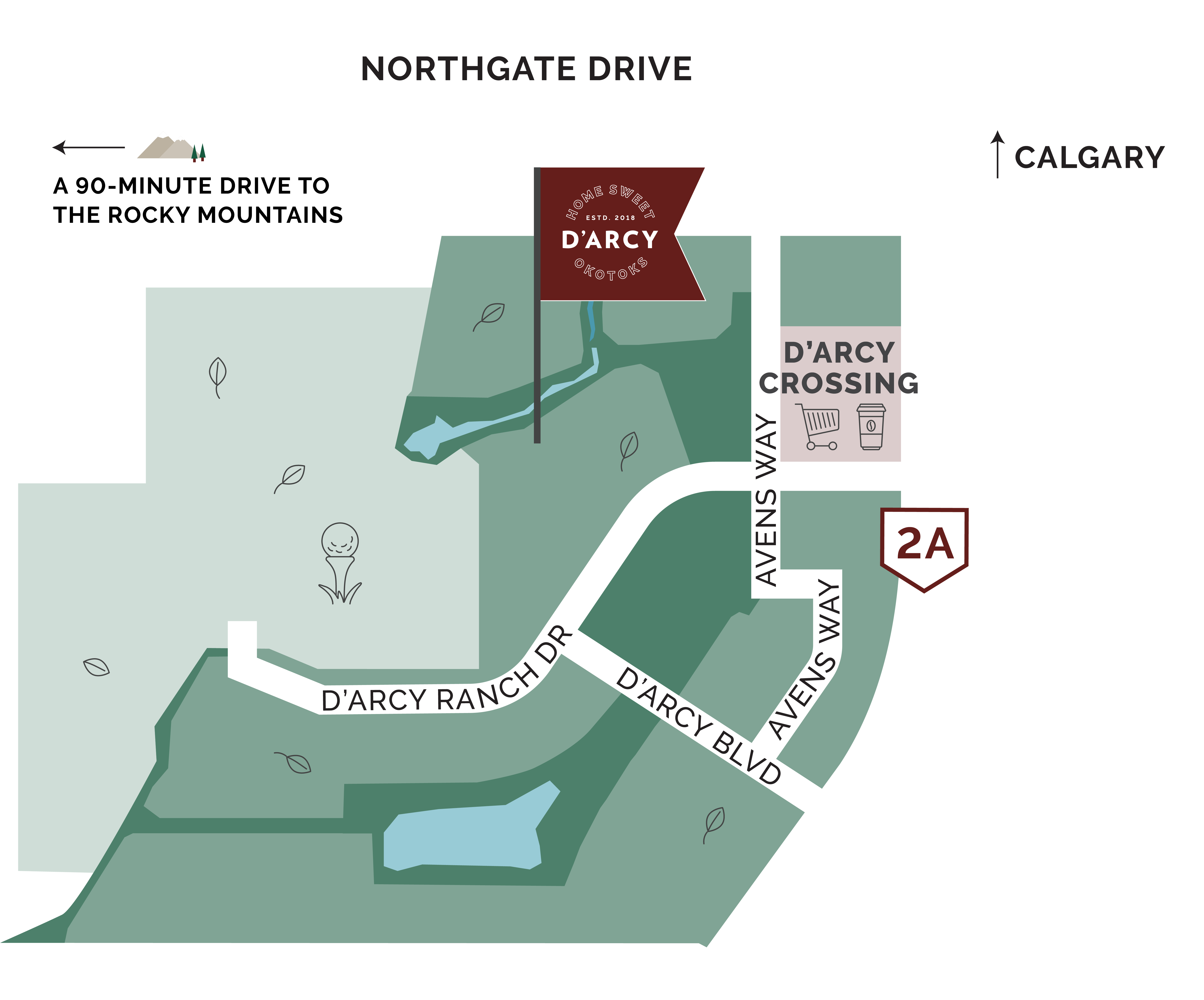 D'Arcy Location - Driving Directions